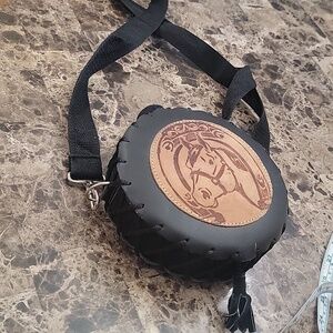 CANTEEN 'San Antonio' Horse design Canteen. 7" diameter
